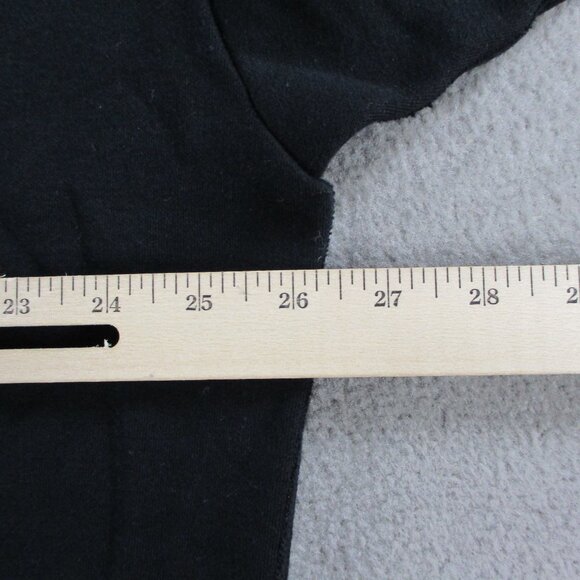 SKIMS Cotton Fleece Zip Up Hoodie Womens XL Onyx Black Sweatshirt Sweater NWT - Picture 7 of 9